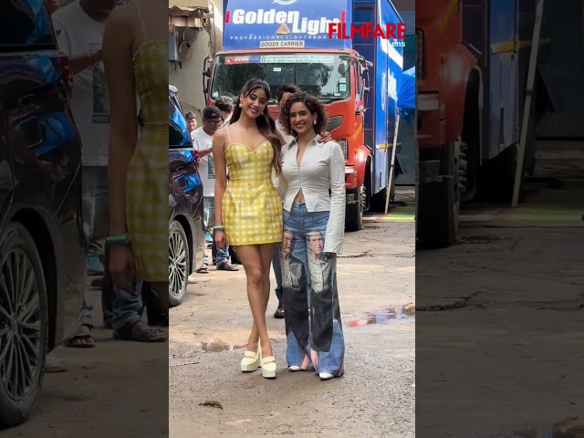 Janhvi Kapoor and Sanya Malhotra Together Promotes Their Next Film