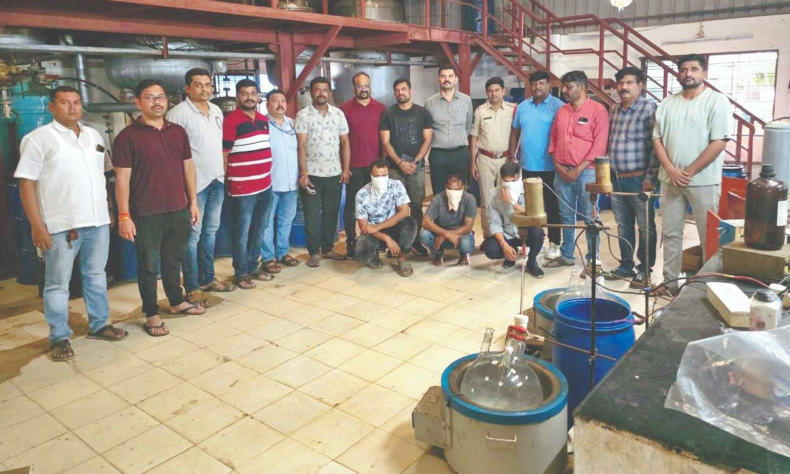 MBVV cops bust drug unit in Telangana seize contraband worth