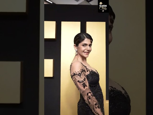 Mandira Bedi radiating elegance in this stunning black gown at