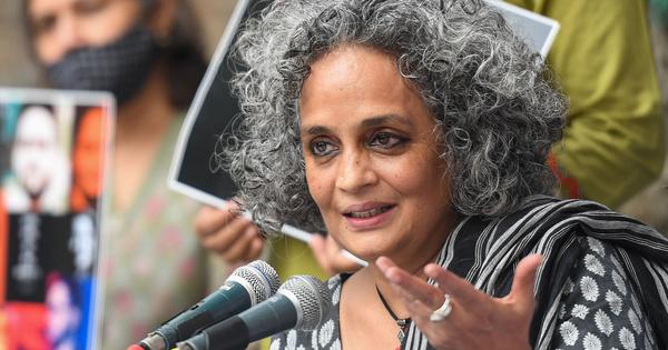 Plea in HC against Arundhati Roy book for cover showing