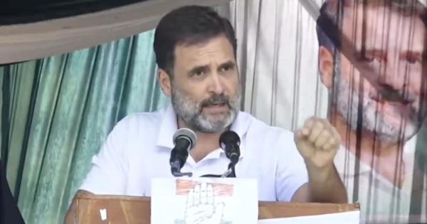 Rahul Gandhi stopped by Punjab Police from visiting flood hit border