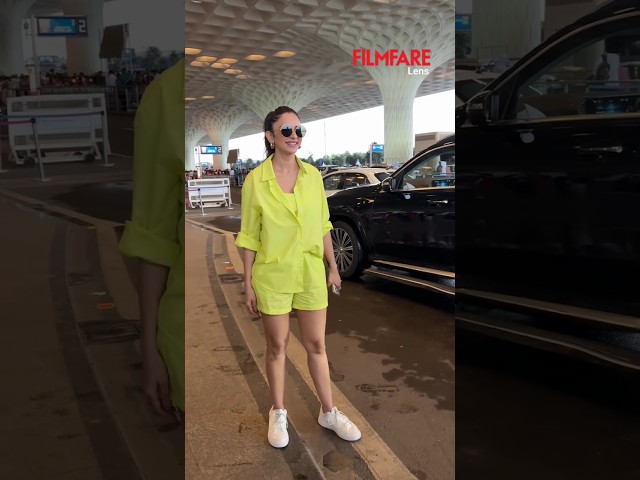 Rakul Preet Singh rocked a stunning yellow co ord set at