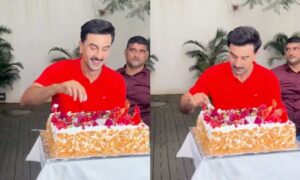 Ranbir Kapoor celebrates his 43rd birthday with the media by