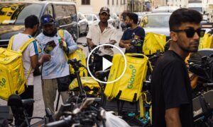 Romes Delivery Riders Lose Out in Heat Ban