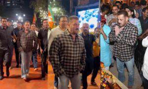 Salman Khans barefoot Ganpati visit in Mumbai goes viral