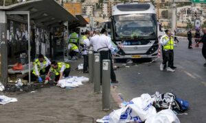 Six killed as gunmen open fire at Jerusalem bus stop