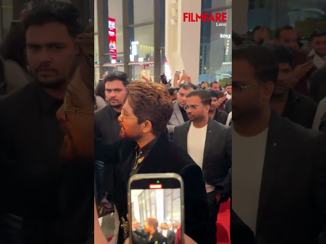 The one and only AlluArjun makes a grand entrance in