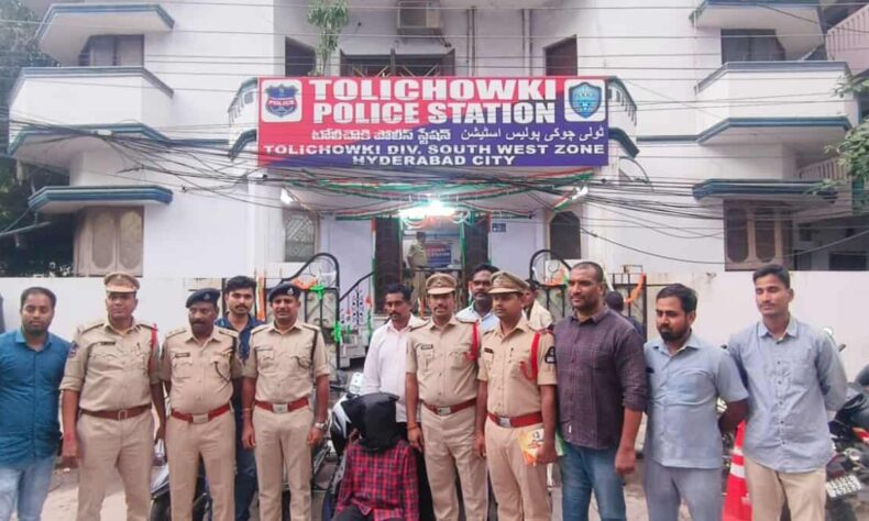Two held for automobile theft in Tolichowki 5 bikes recovered