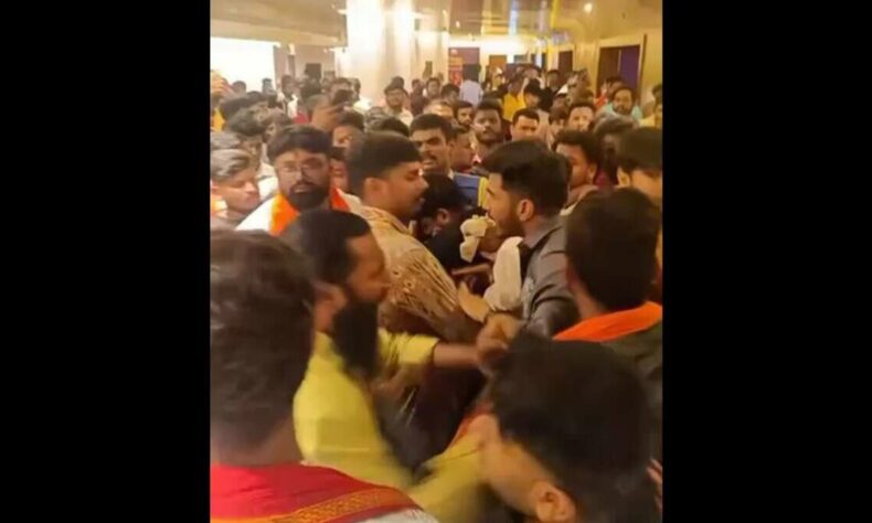 1759394831 Student assaulted for entering dandiya event in Hyderabad