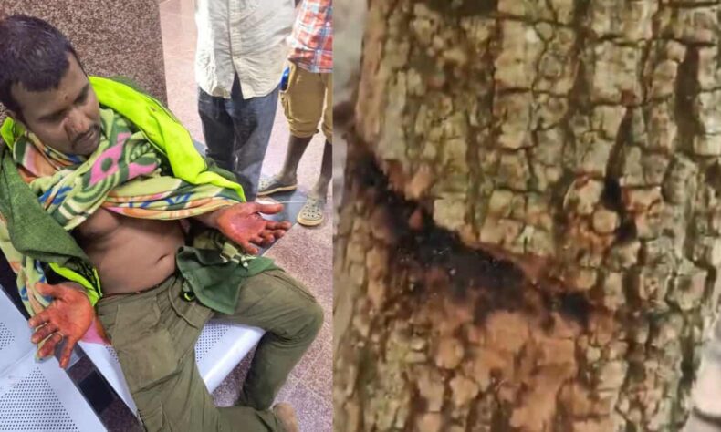 1759457107 Chenchu man attacked for exposing poaching in forests of Telangana