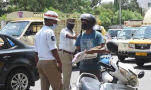 1759940398 Hyderabad traffic police books over 10k cases in October first