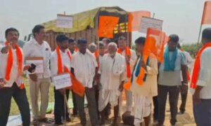1760452925 Farmers protest over loss of crop due to heavy rains