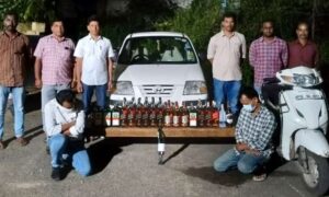 1760548089 Excise dept busts foreign liquor racket run by travel agent
