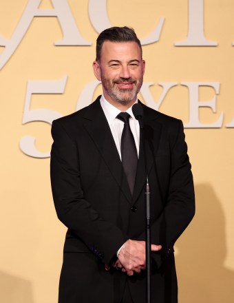 Jimmy Kimmel at the 50th Annual Gracie Awards held at the Beverly Wilshire on May 20, 2025 in Beverly Hills, California. (Photo by JC Olivera/Variety via Getty Images)