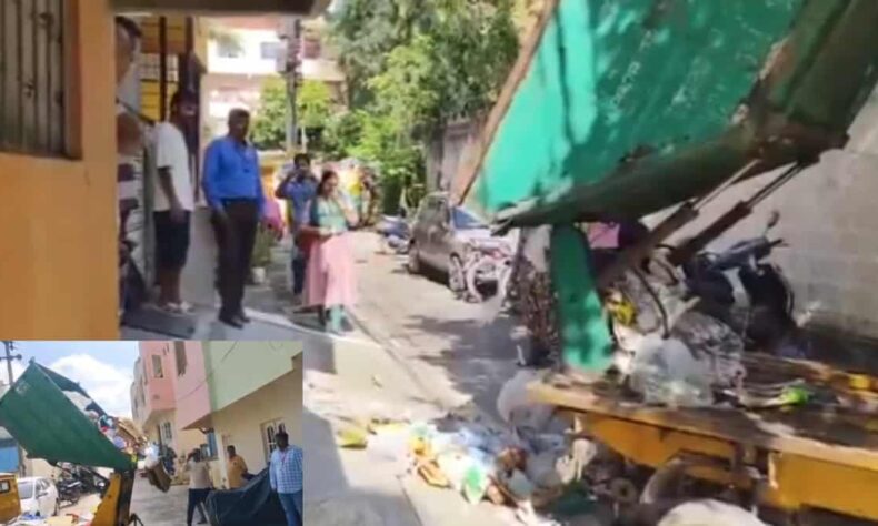 1761895041 Bengaluru authorities dump garbage outside houses to educate residents