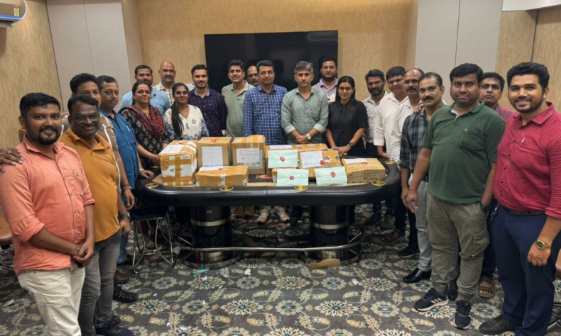 33 detained in gambling den raid betting tools worth over