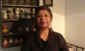 A womans lover is abducted by a bogeyman riding atop