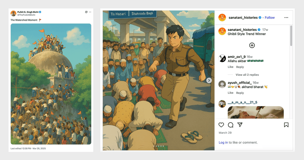 Alarming rise of AI generated Islamophobic images on Indian social media