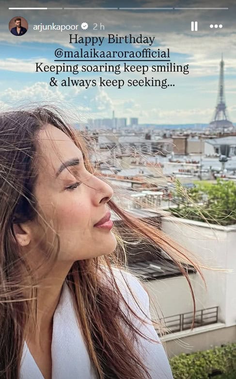 Arjun Kapoor wishes ex girlfriend Malaika Arora on birthday