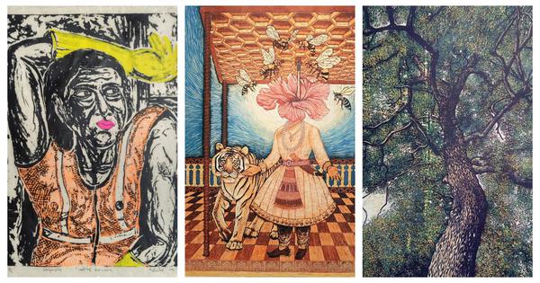 As the world goes digital young artists keep Indias printmaking