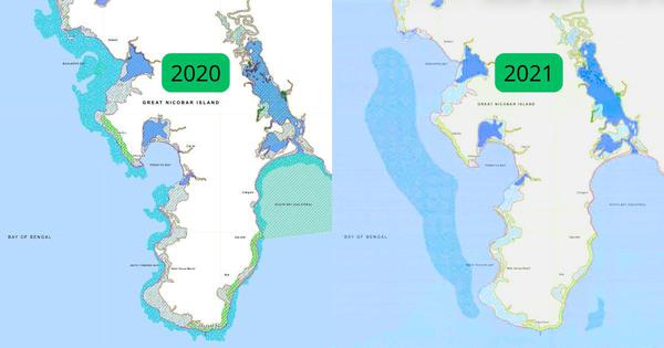 Corals disappear from government maps