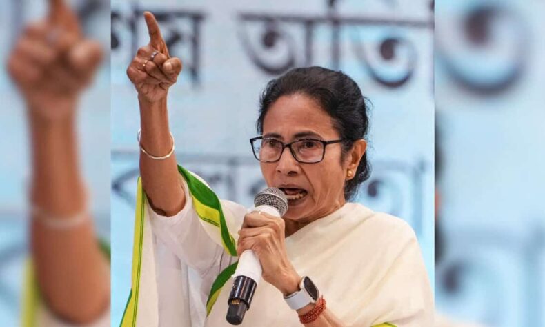 EC officials threatening Bengal govt officers Mamata