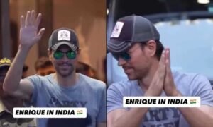 Enrique Iglesias arrives in India ahead of his 2 day concert