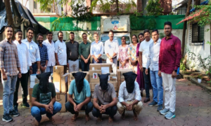 Four arrested for tampering barcode stickers of e commerce giant stealing