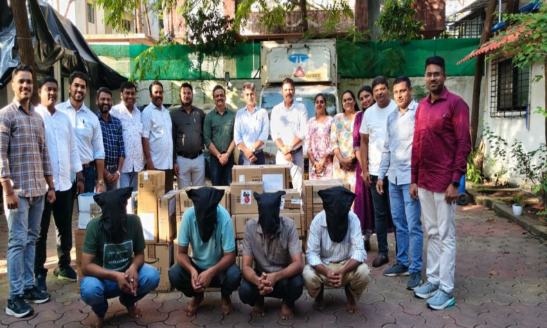 Four arrested for tampering barcode stickers of e commerce giant stealing