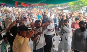 Hundreds gather for Pro Palestine protests in Hyderabad