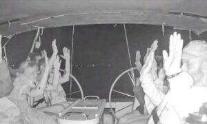 Israel forces Gaza aid Flotilla activists to kneel zip tied for