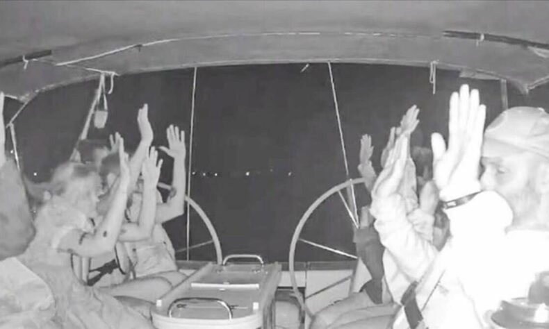 Israel forces Gaza aid Flotilla activists to kneel zip tied for