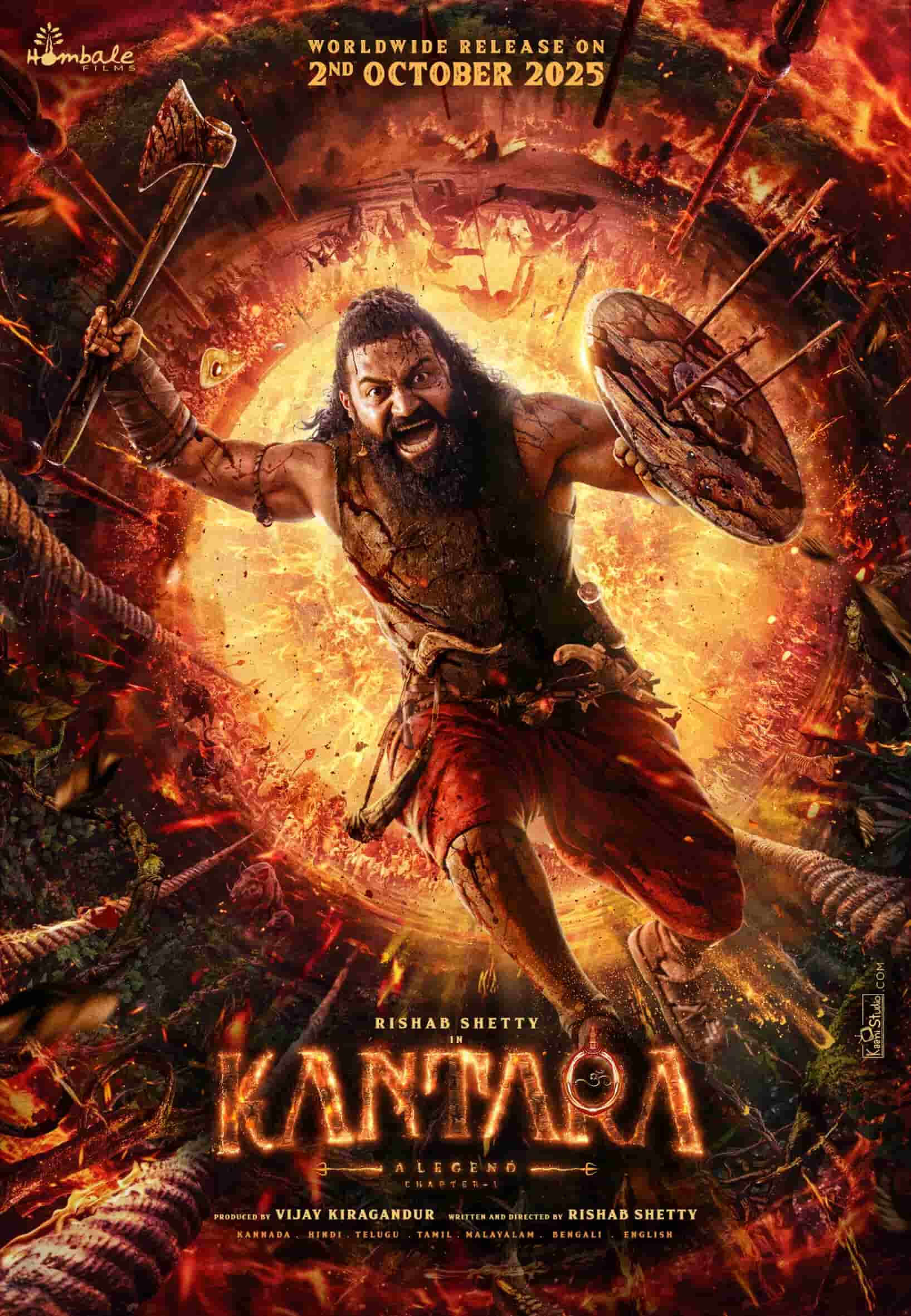  At the India box office, Kantara Chapter 1  registered an estimated Rs 223 crore (net) while gross was around Rs 267.5 crore