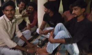 Man forced to wash Brahmins feet drink the water in
