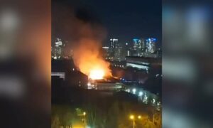 Russian strike damages Ukrainian power plant officials say