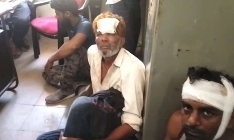 Seven cattle traders attacked with wooden logs in Maharashtra