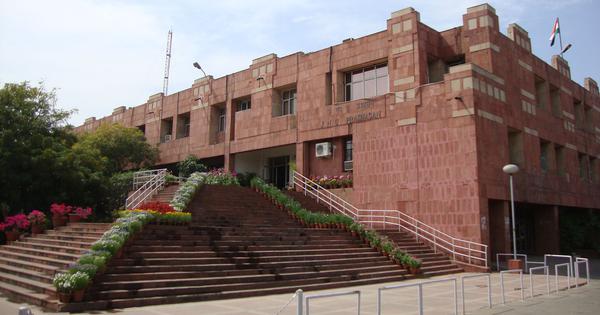 Six JNU students booked after clashes with police during protest