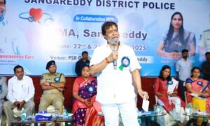 Telangana health minister inaugurates camp for police families