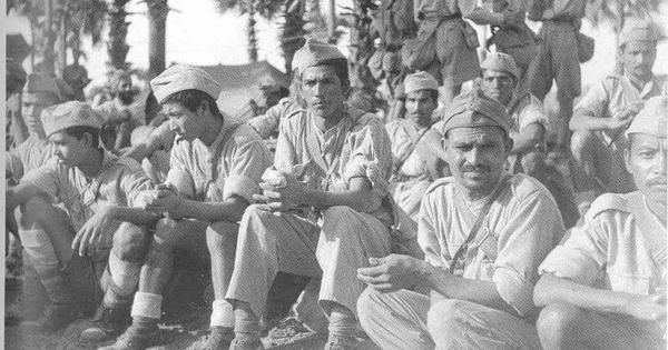 When Indian POWs were sent to labour camps in the