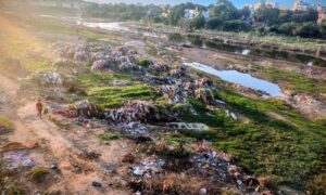 1762088957 Heaps of garbage seen near Chaderghat after heavy rains in