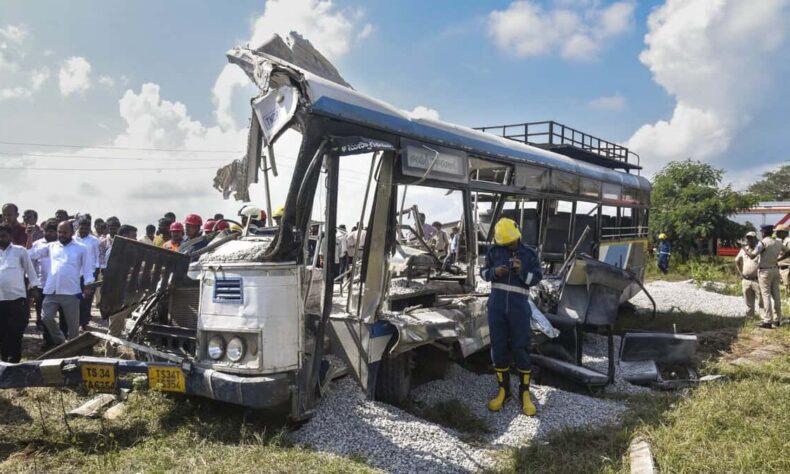1762312276 Telangana HRC Lokayukta seek reports on Chevella accident