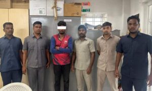 1762374498 Hyderabad police seize 1000 kg of illegally stored PDS rice