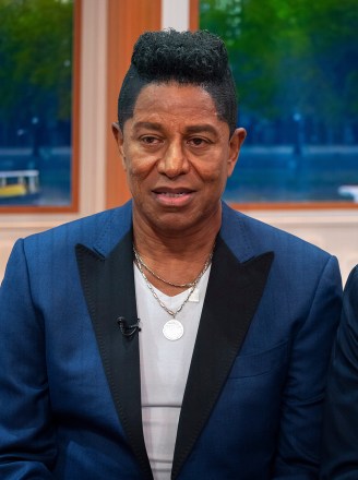 Editorial use only. Exclusive - Premium Rates Apply. Call your Account Manager for pricing.Mandatory Credit: Photo by Ken McKay/ITV/Shutterstock (9693164ae)The Jacksons - Jermaine Jackson'Good Morning Britain' TV show, London, UK - 25 May 2018THE JACKSONS: THE LEGENDARY MOTOWN SUPERGROUP ARE BACK! We chat to Jermaine, Tito, Jackie and Marlon about "wildchild" Paris, Michael's famous Moonwalk shoes (up for auction this weekend) and if they really plan to take a MJ hologram on the road for their UK gigs at the Rewind Festival: North in AugustSOFA: Jermaine, Tito, Jackie and Marlon Jackson