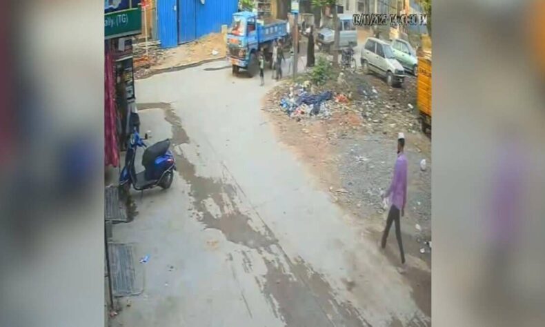 1762707510 Minor boy dies after being crushed under lorry in Hyderabad