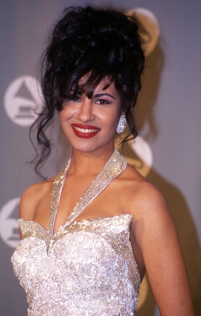 UNITED STATES - MARCH 09: Selena in the press room at the 1994 Grammy Awards in New York City, New York (Photo by Vinnie Zuffante/Getty Images)
