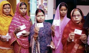 Exit polls place ruling NDA ahead of Mahagathbandhan