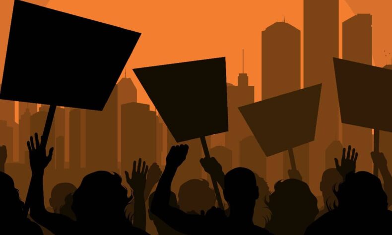 Hundreds protest in Tunisia over presidents escalating crackdown on freedoms