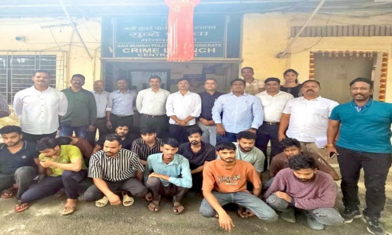 Navi Mumbai Crime Branch busts 12 member gang behind 393 cyber