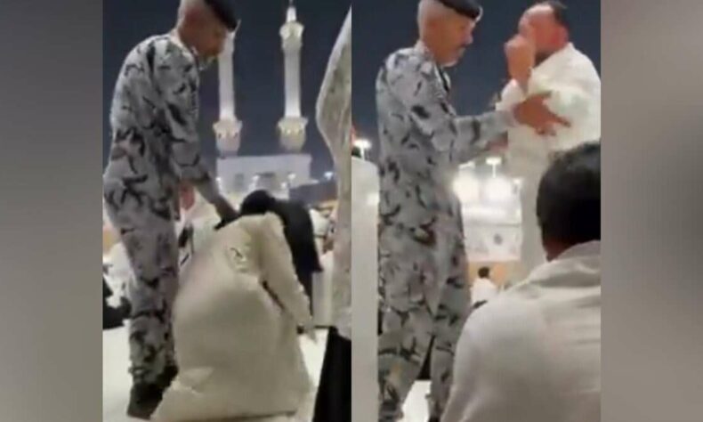 Online outrage after Makkah Grand Mosque security officers rude behaviour
