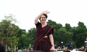 Priyanka says Nitish not respected in double engine govt